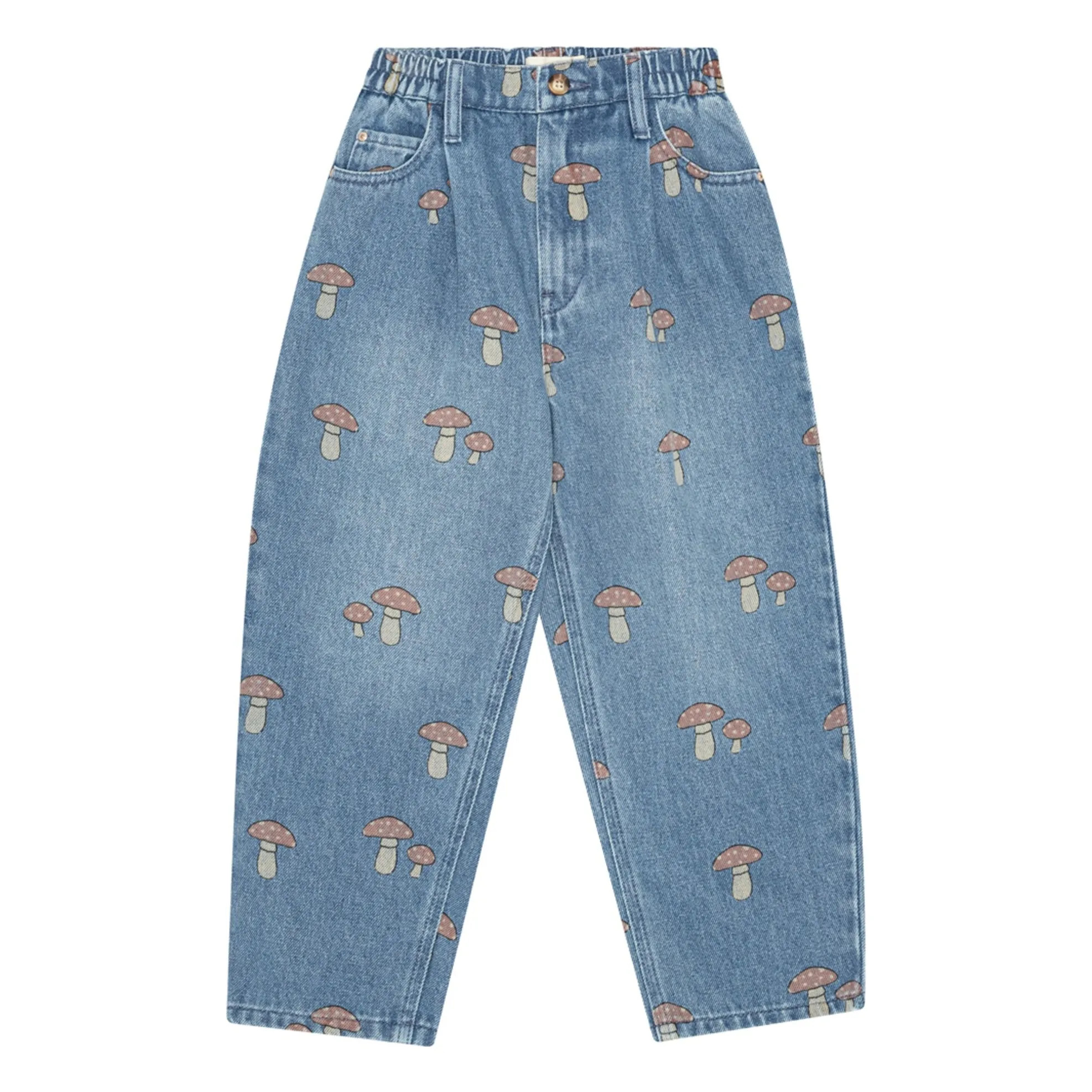 Jean Dorethy Champignons Rot Bio-Baumwolle | Blau | Smallable