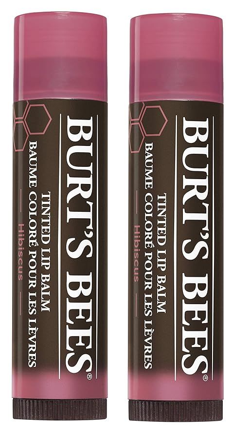 Burt's Bees 100% Natural Tinted Lip Balm, Pack of 2 | Amazon (US)