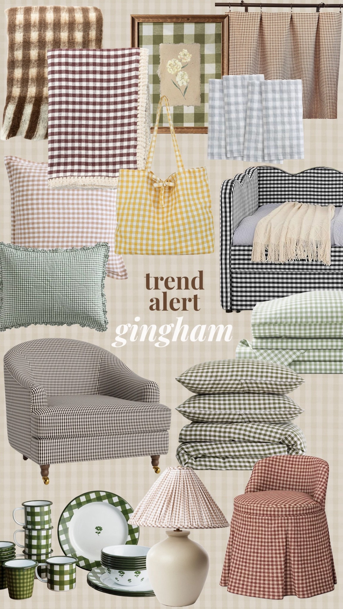 Elevated gingham finds for the home

#LTKHome