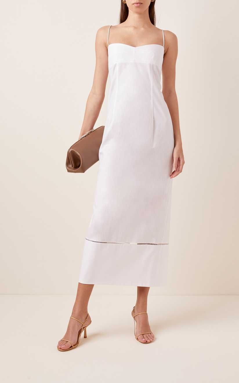 Dierdre Cotton-Poplin Midi Dress | Moda Operandi Global