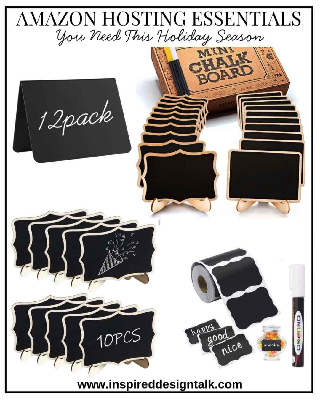 Holiday party Food Labels
Small Hosting Details That Make a Big Difference

Food labels and utensil holders keep your buffet organized and stylish. These simple touches make your setup look polished and professional! #holidaydecorideas #hostingtips

#LTKSeasonal #LTKHome #LTKHoliday