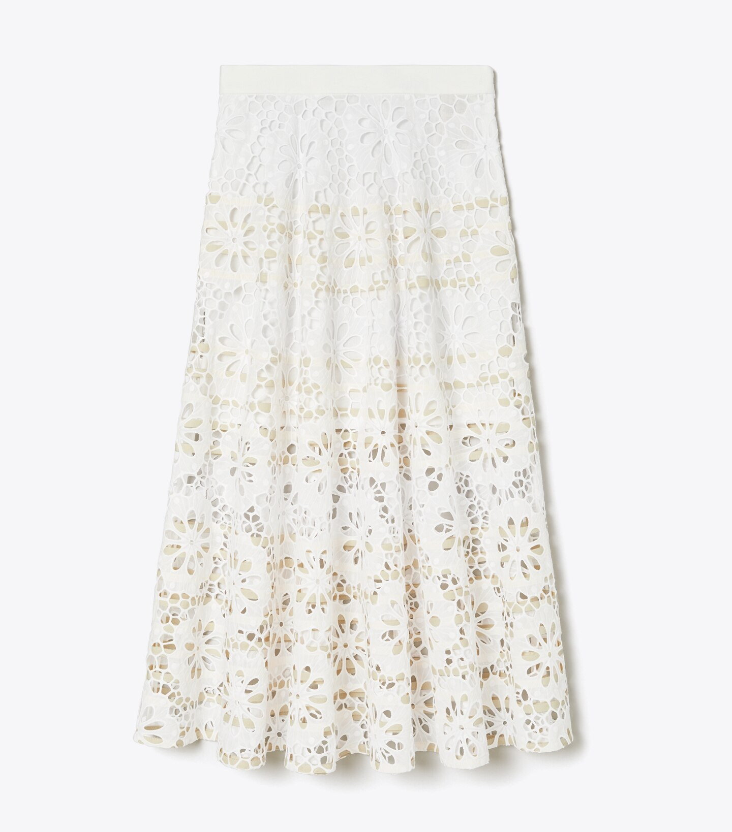 COTTON EYELET SKIRT | Tory Burch (US)