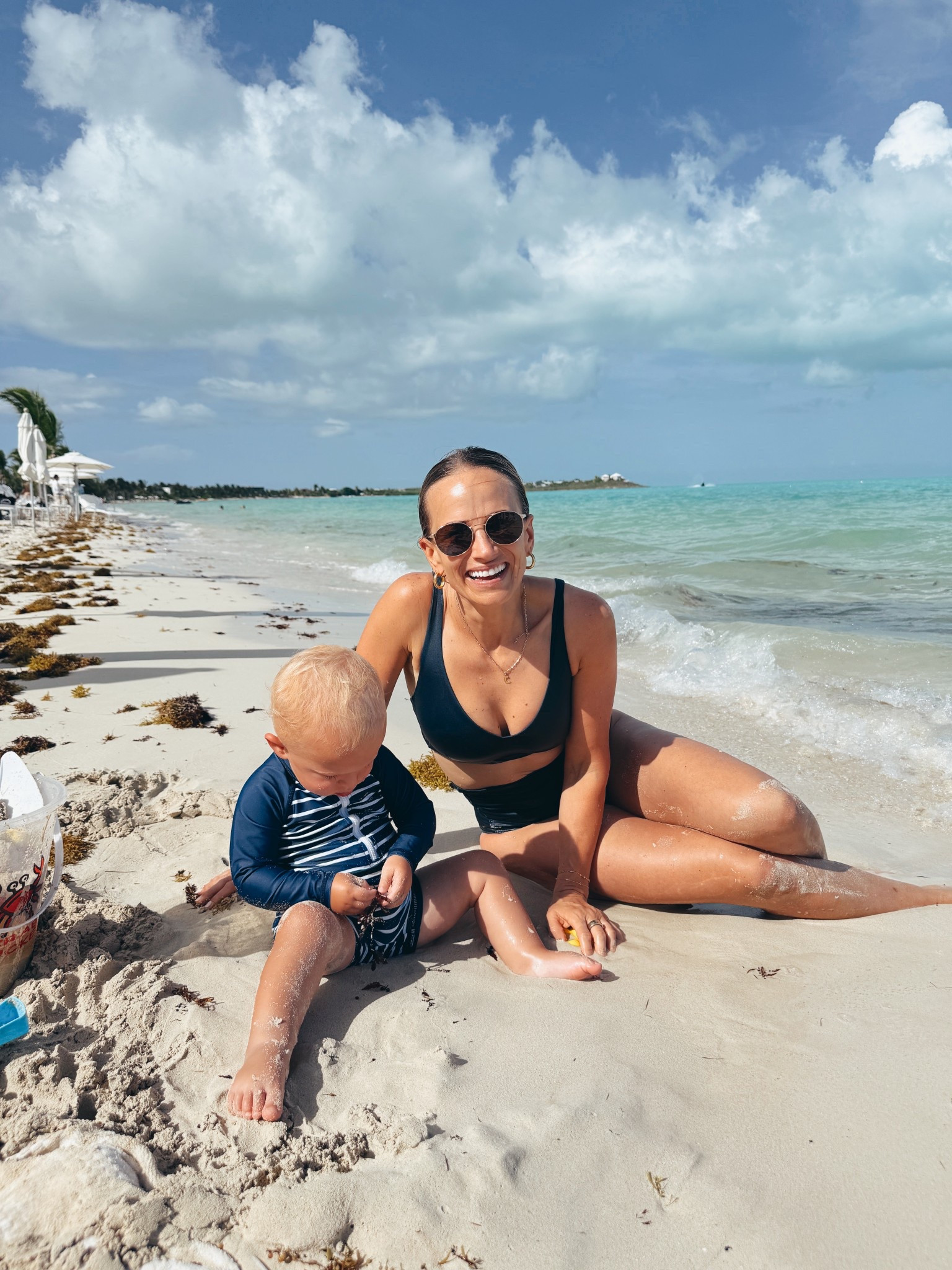 This bikini is one of my all time favorites as an older mom! It’s supportive, flattering, comfortable and not too revealing. I have the top for larger chests since I’m breastfeeding. Runs TTS! 

I linked the other Left on Friday swimsuit I own and love. Size up in the one pieces  

#LTKSwim #LTKOver40