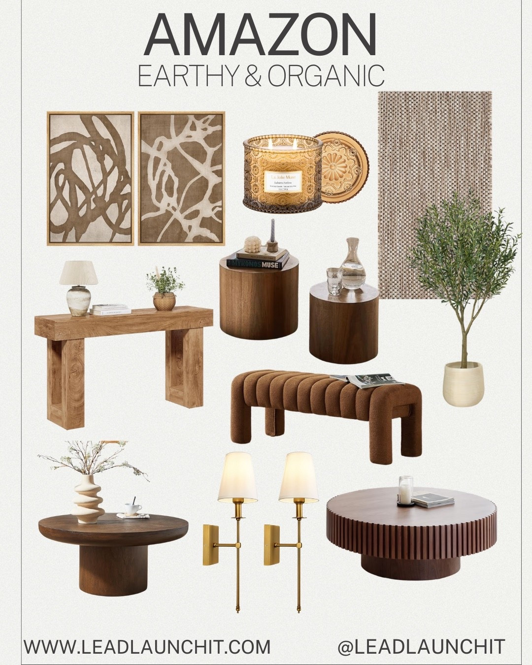 Earthy textures
Organic shapes
Warm woods + soft neutrals

Every single piece in this edit gives that high-end, organic modern vibe without the designer price 🤍
I linked everything in my Amazon Storefront and LTK so you can recreate this look easily ✨

Save this for your next home refresh 🌿
👉 Linked in Amazon Storefront + LTK

#AmazonHome #AmazonFinds #AmazonStorefront
#OrganicModern #EarthyHome
