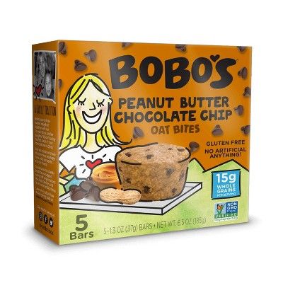 Bobo's Peanut Butter Chocolate Chip Bites- 6.5oz | Target