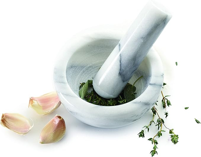 Norpro 693 White Marble Mortar and Pestle, 1 EA | Amazon (US)