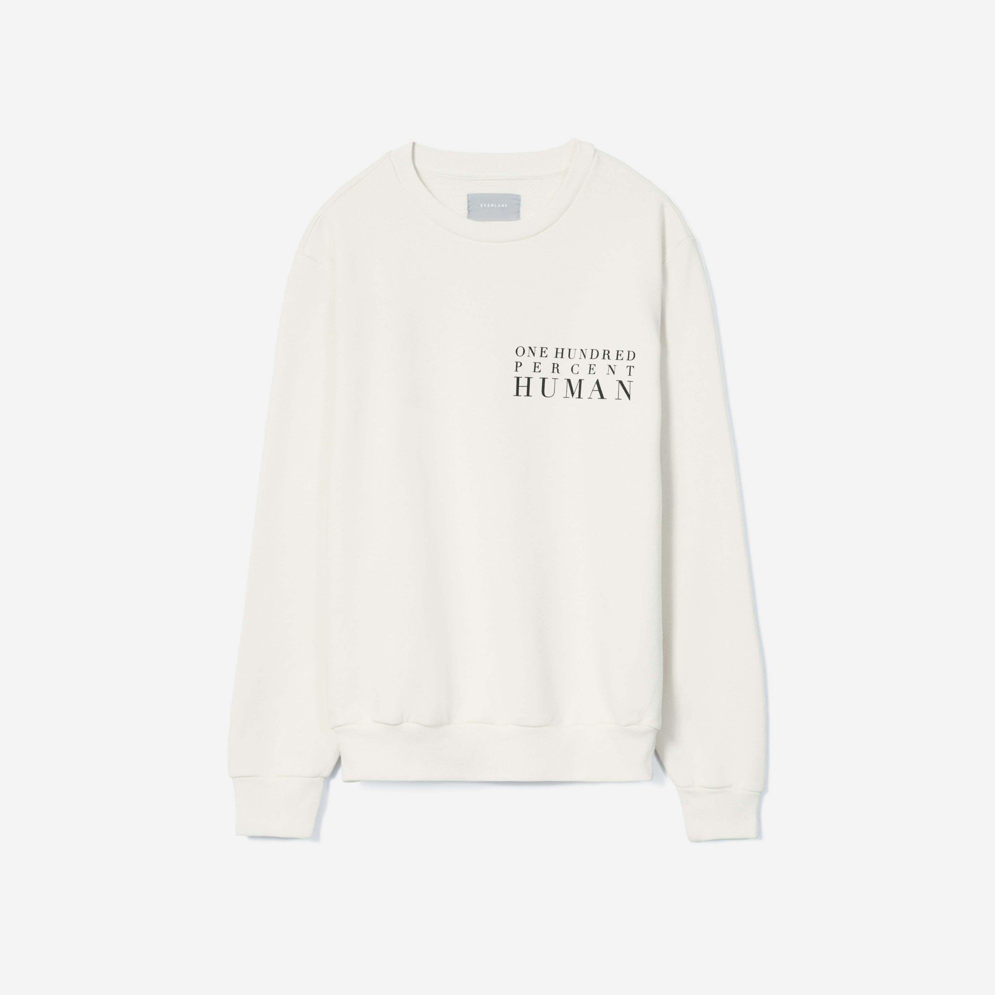 100% Human Everyone Crew by Everlane in Canvas, Size M | Everlane