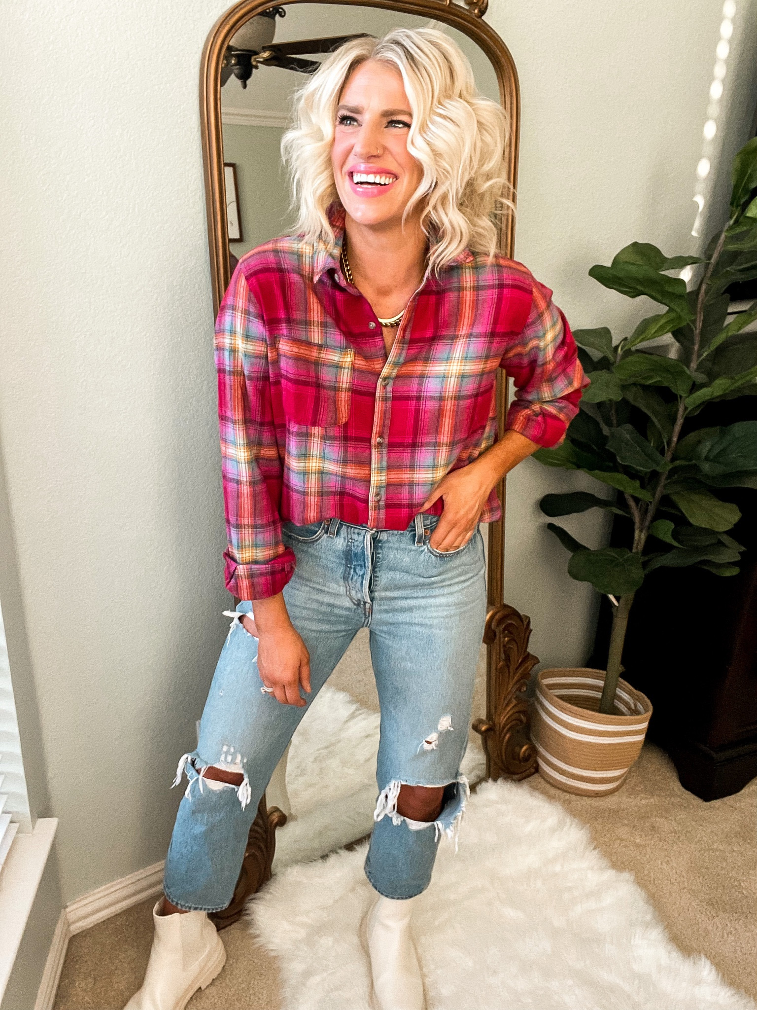 The flannel of your dreams🫶🏻💕fits TTS and wearing a small 

#LTKunder50 #LTKtravel #LTKstyletip