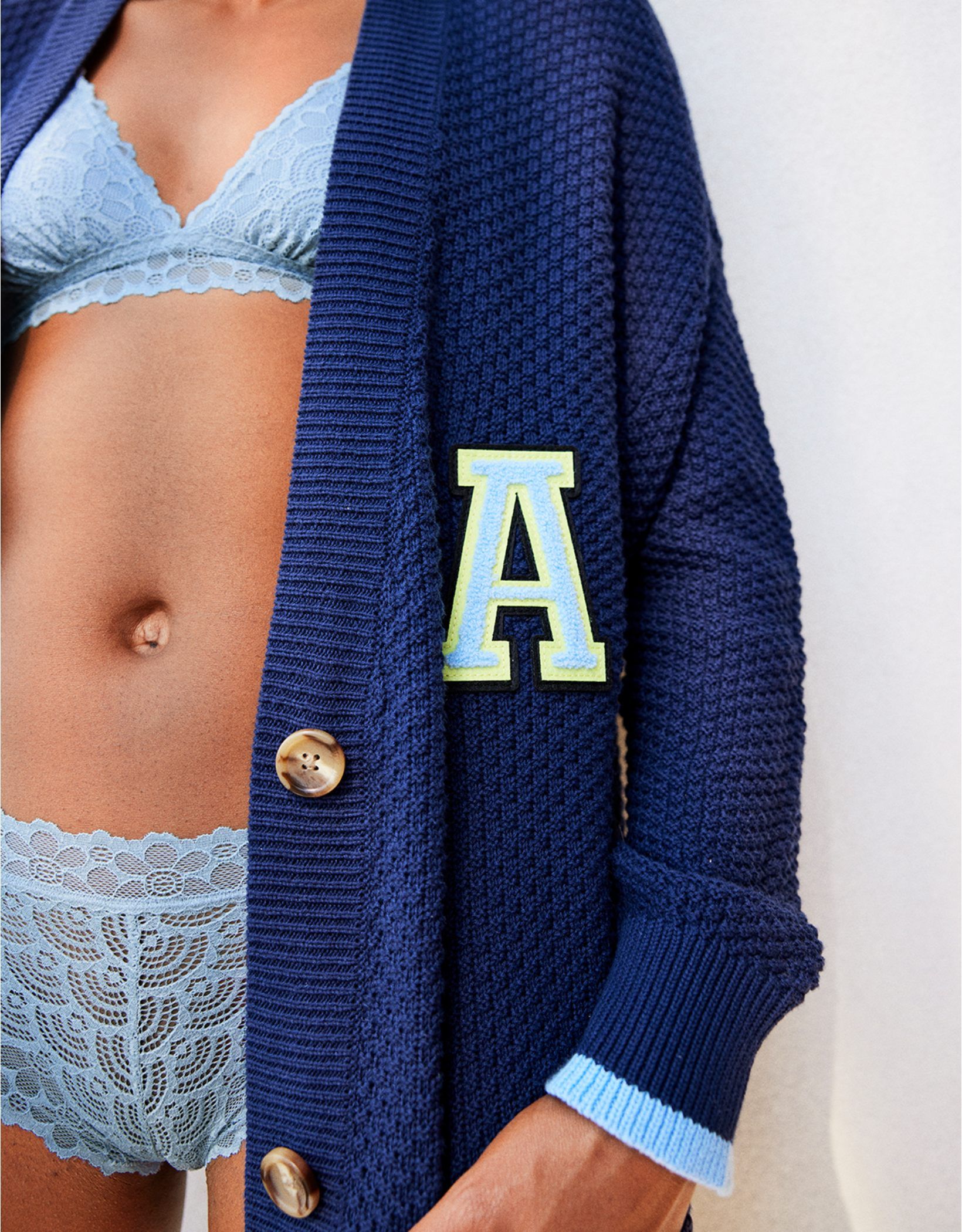 Aerie Oversized Varsity Cardigan | American Eagle Outfitters (US & CA)