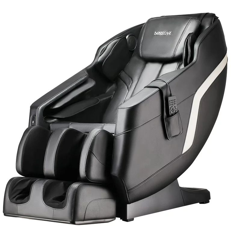 BOSSCARE Assembled Massage Chair Recliner with Zero Gravity Full Body Massage Black | Walmart (US)