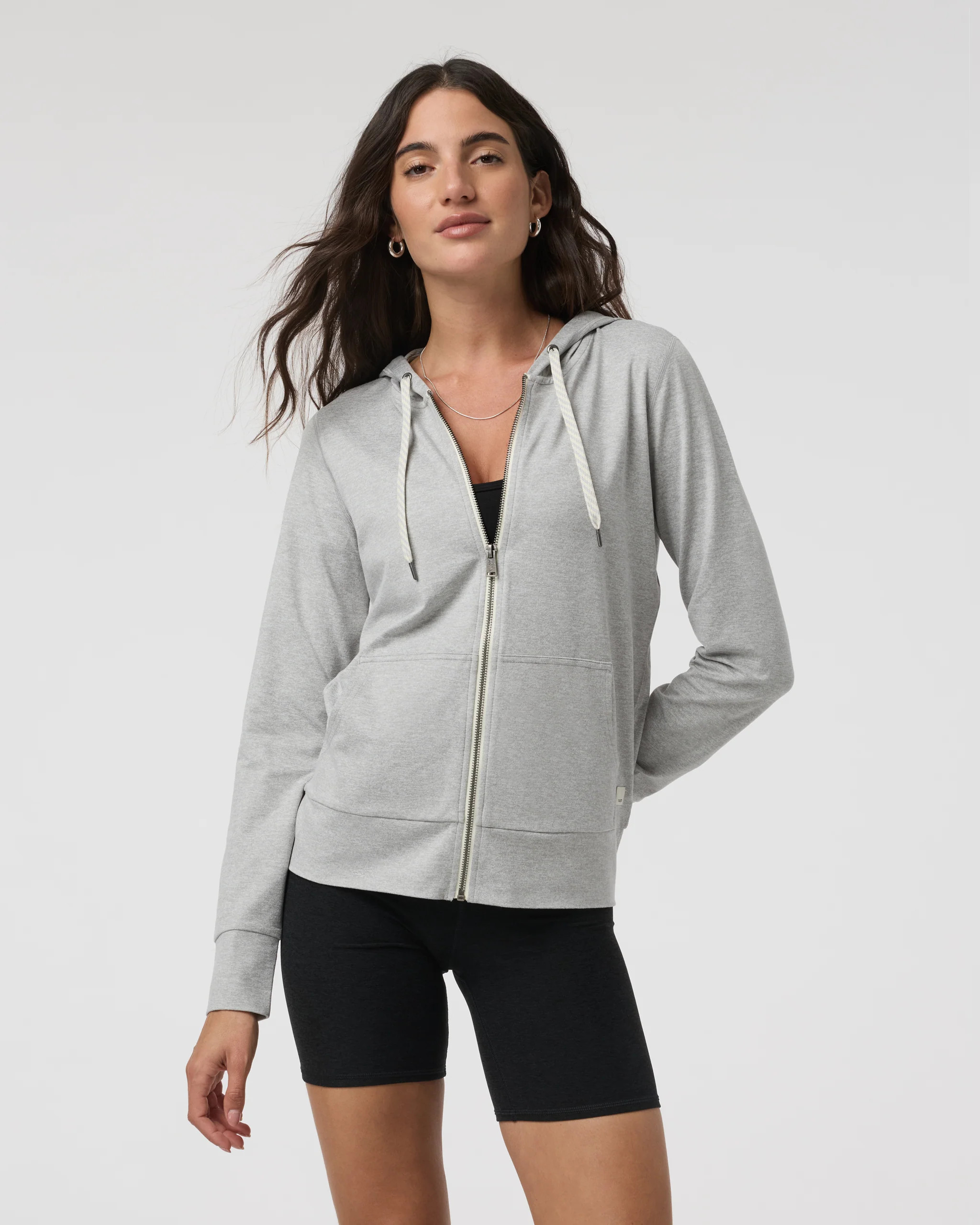 Halo Performance Hoodie 2.0 | Light Pale Grey Hoodie | Vuori | Vuori Clothing (US & Canada)