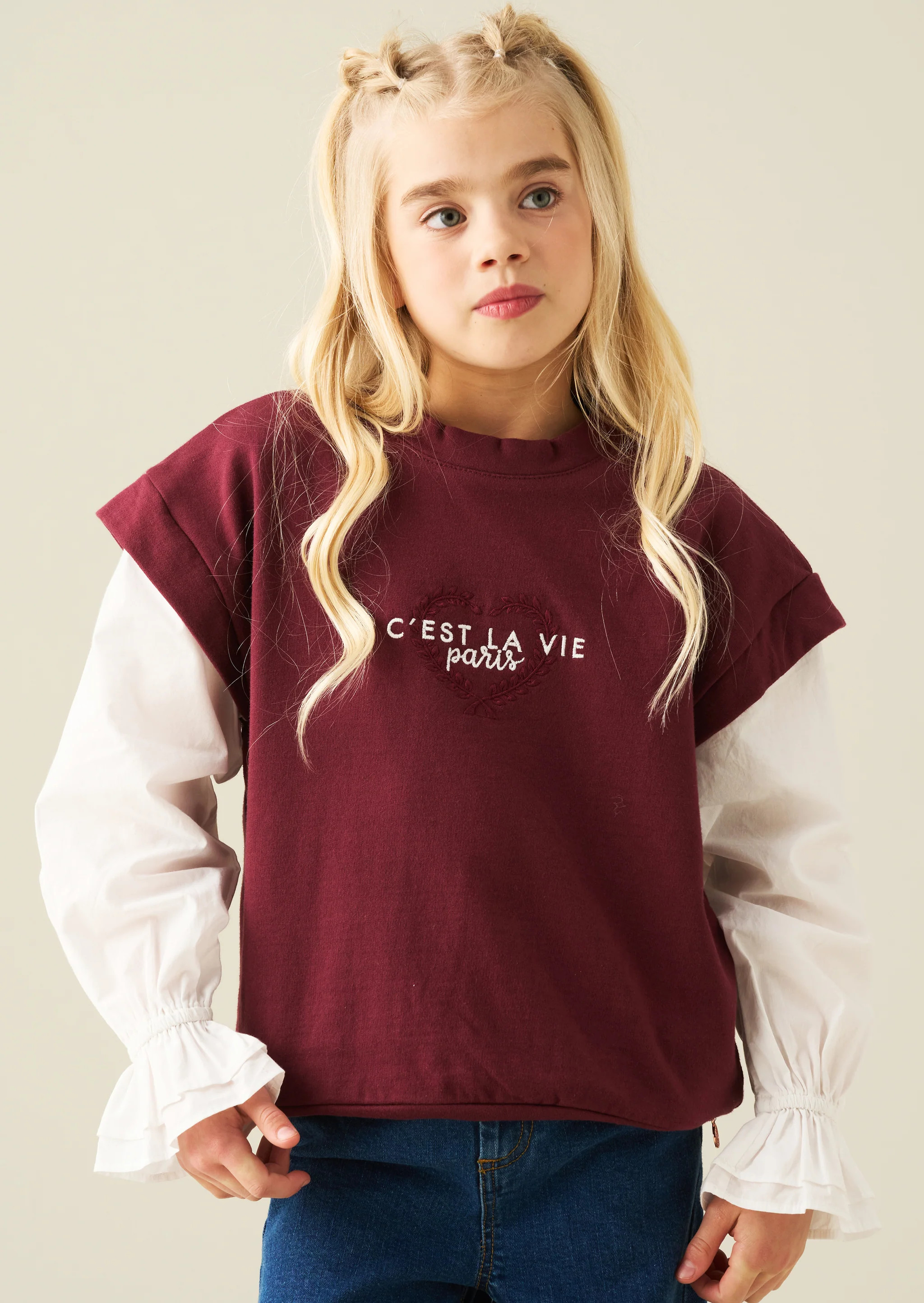 Loren Layered Sweat | Angel and Rocket