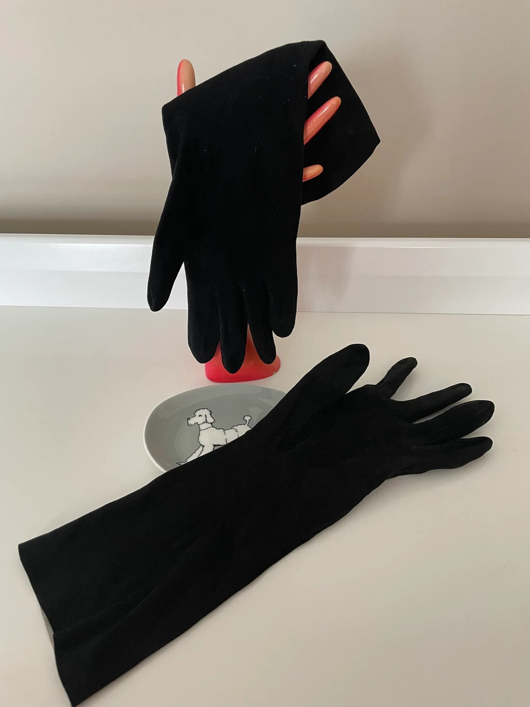 Vintage Black Suede Gloves, Retro Formal Gloves 1950's 1960's - Etsy UK | Etsy (US)