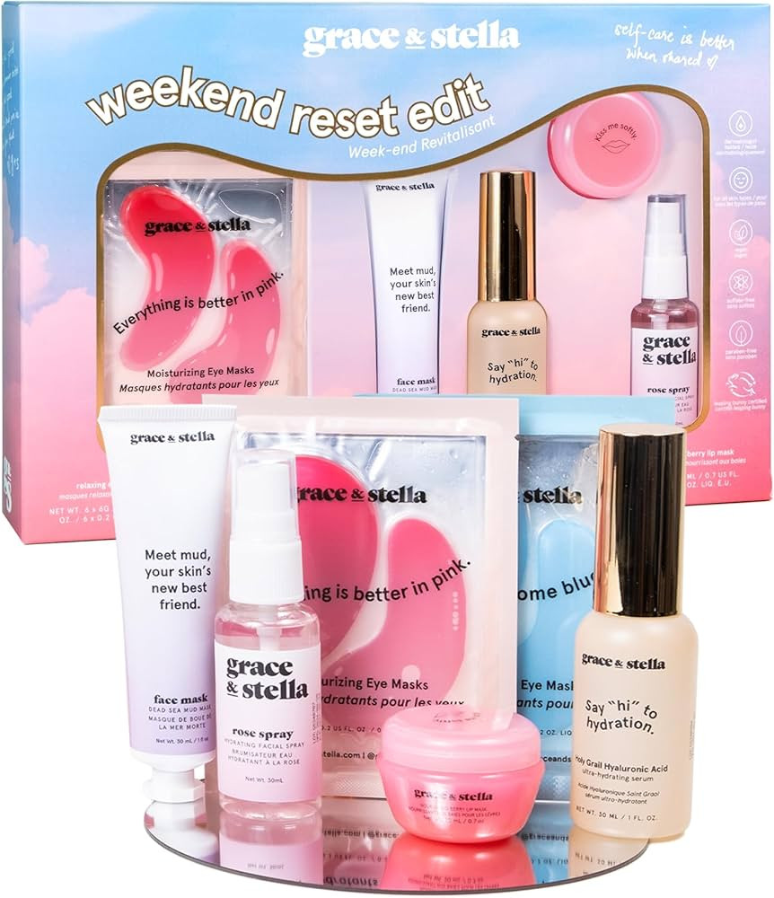 grace & stella Award Winning Skin Care Set - Stocking Stuffers for Girls, Birthday Gifts for Her,... | Amazon (US)