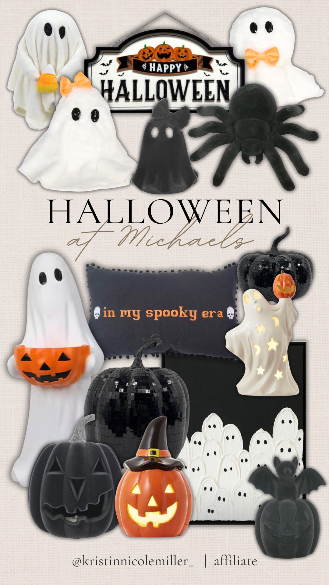 Just spotted the cutest new Halloween decor at Michaels—so many spooky, whimsical, and traditional pieces perfect for getting your home ready for the season! 

From haunted houses to flocked pumpkins, it’s all giving major fall vibes and selling fast. 👻 

Halloween decorations, Michaels Halloween 2025, Halloween home decor, spooky season finds, fall decorations, Halloween mantle decor, Halloween entryway, affordable Halloween decor, indoor Halloween decorations, Michaels seasonal decor

#LTKHome #LTKSeasonal #LTKParties
