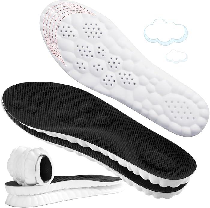 4D Cloud-Like Comfort Soles for Women - Soft Memory Foam Cushioning Insoles - Trim to Fit Stepper... | Amazon (US)