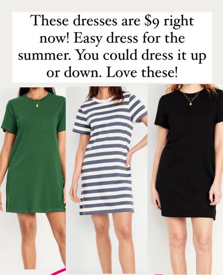 Perfect T-shirt dress for summer! Only nine dollars! Comes in a bunch of colors. 

#LTKFindsUnder50 #LTKStyleTip