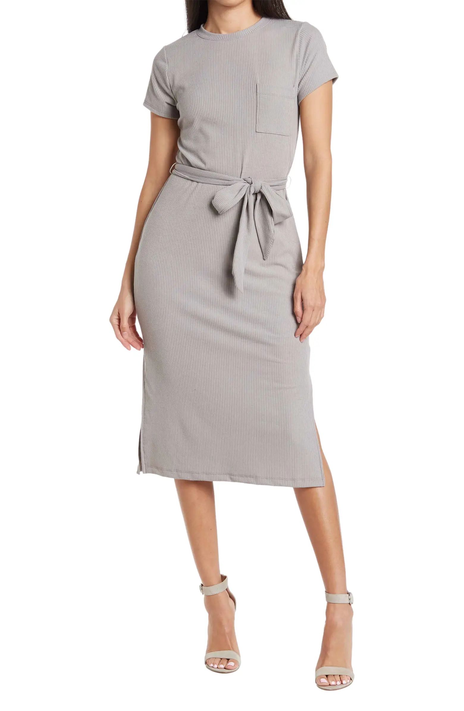 Tie Waist Midi Dress | Nordstrom Rack