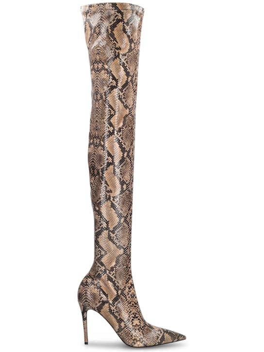 100mm Stella Iconic python print boots | Luisaviaroma