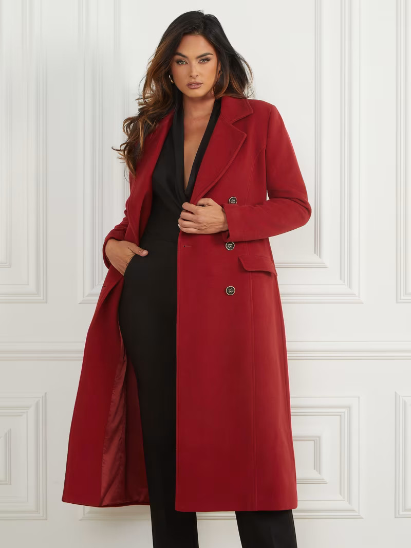 Eliza Wool-Blend Coat | Guess US | Guess (US)