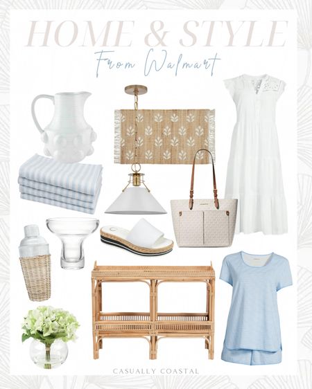 Home & Style from Walmart 

Coastal home, coastal style, Walmart home decor, Walmart dress, white dress, vacation outfit, spring dresses, affordable dresses, affordable home decor, graduation dress, bridal event dress, bridal shower dress, spring outfit, beach house decor, beach home, coastal home decor, affordable home decor, tote bag, wedge heel espadrille sandals, sandals, eyelet button front dress, tshirt and shorts pajama set, spring pajamas, cotton pajama set, 2x3 accent rug, Walmart rugs, coastal rug, jute rugs, designer look for less, hydrangea arrangement with glass vase, artificial hydrangeas, margarita glass, 16oz margarita glass, cotton and linen dinner napkins, coastal napkins, pendant lighting, coastal lighting, mud pie beaded terracotta pitcher, rattan console table, rattan bar cart, Serena & Lily look for less, summer entertaining, coastal style 

#LTKhome #LTKfindsunder50 #LTKfindsunder100