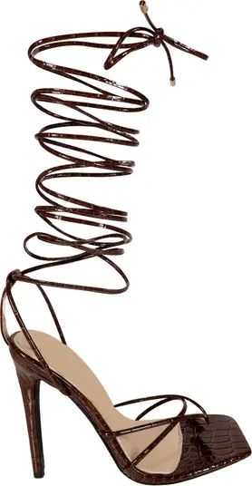 AZAELA WANG Marquez Ankle Tie Sandal | Nordstrom