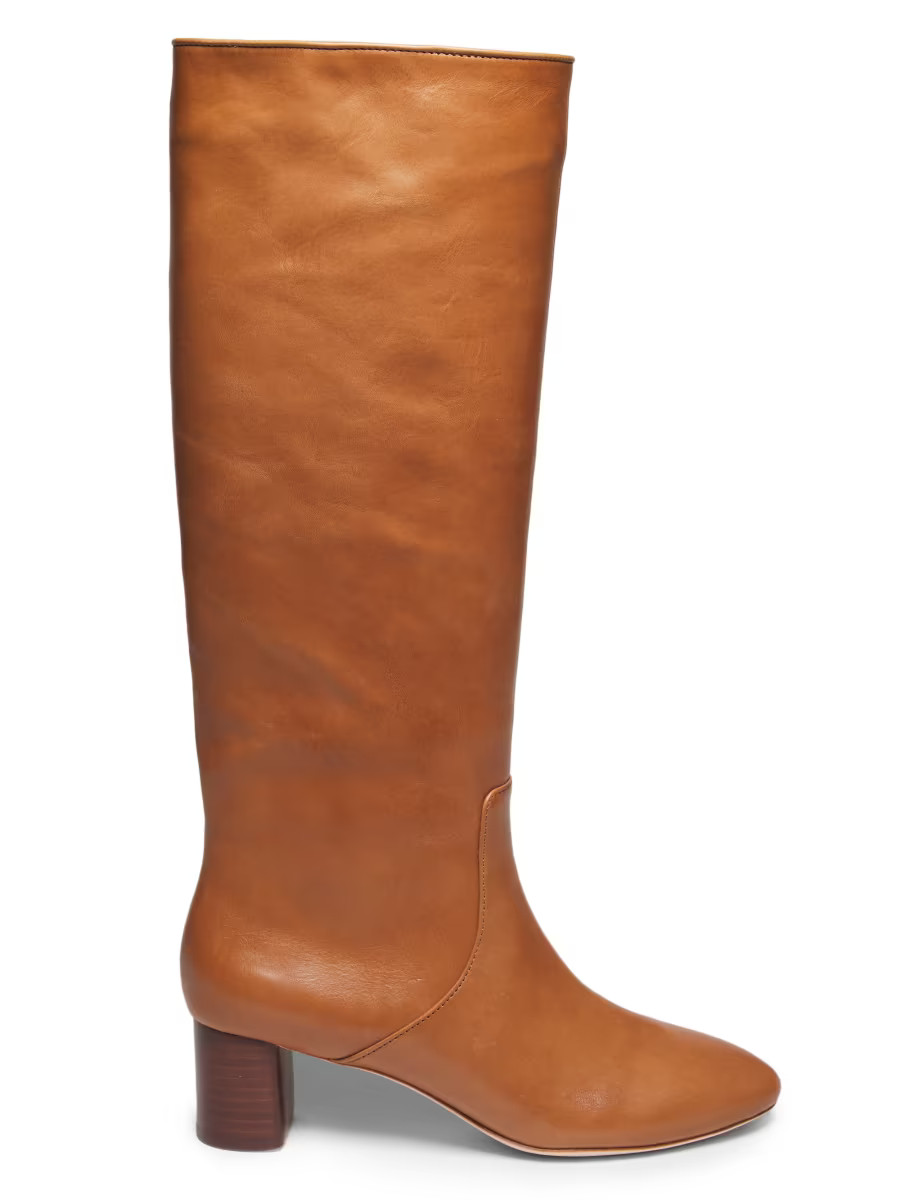 Loeffler Randall Gia 50MM Leather Tall Boots | Saks Fifth Avenue | Saks Fifth Avenue
