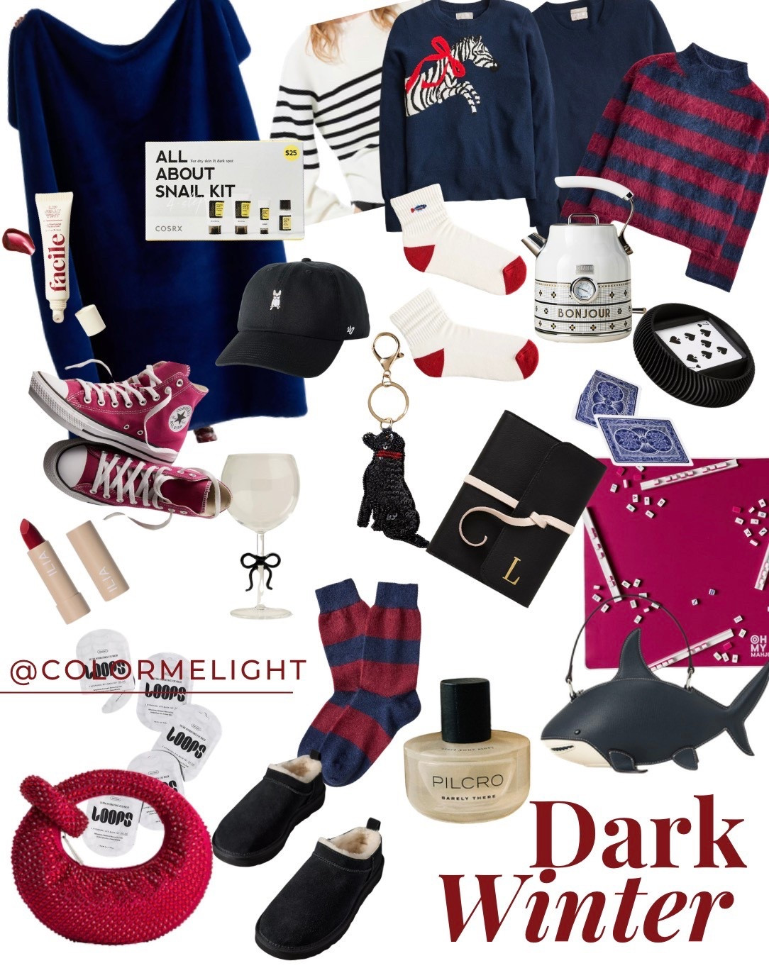 Dark winter gift guid! #coloranalysis

#LTKHoliday #LTKBeauty #LTKGiftGuide