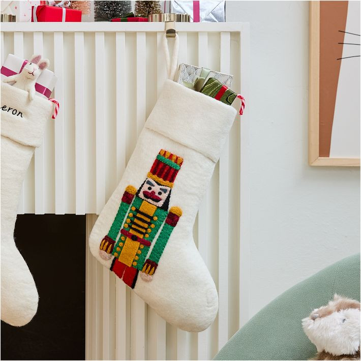 Felt Nutcracker Stocking | West Elm (US)