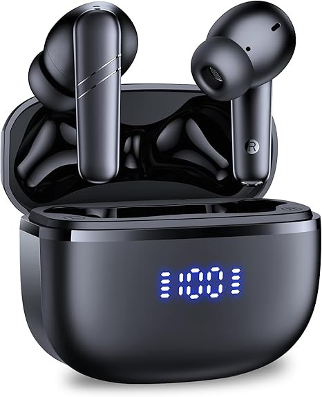 GNMN Wireless Earbuds Bluetooth Headphones Deep Bass Stereo Sound Ear Buds Waterproof Earphones 6... | Amazon (US)