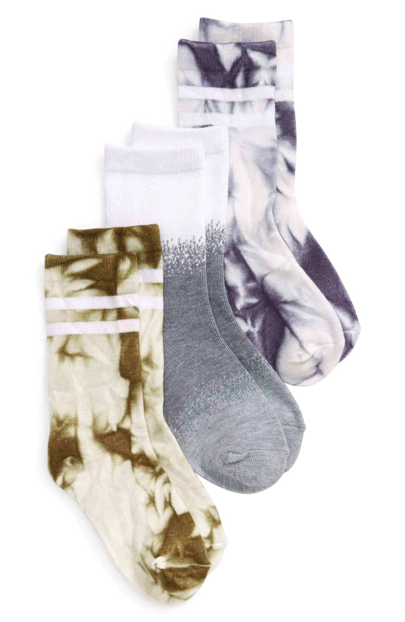 Treasure & Bond Kids' Assorted 3-Pack Crew Socks | Nordstrom | Nordstrom