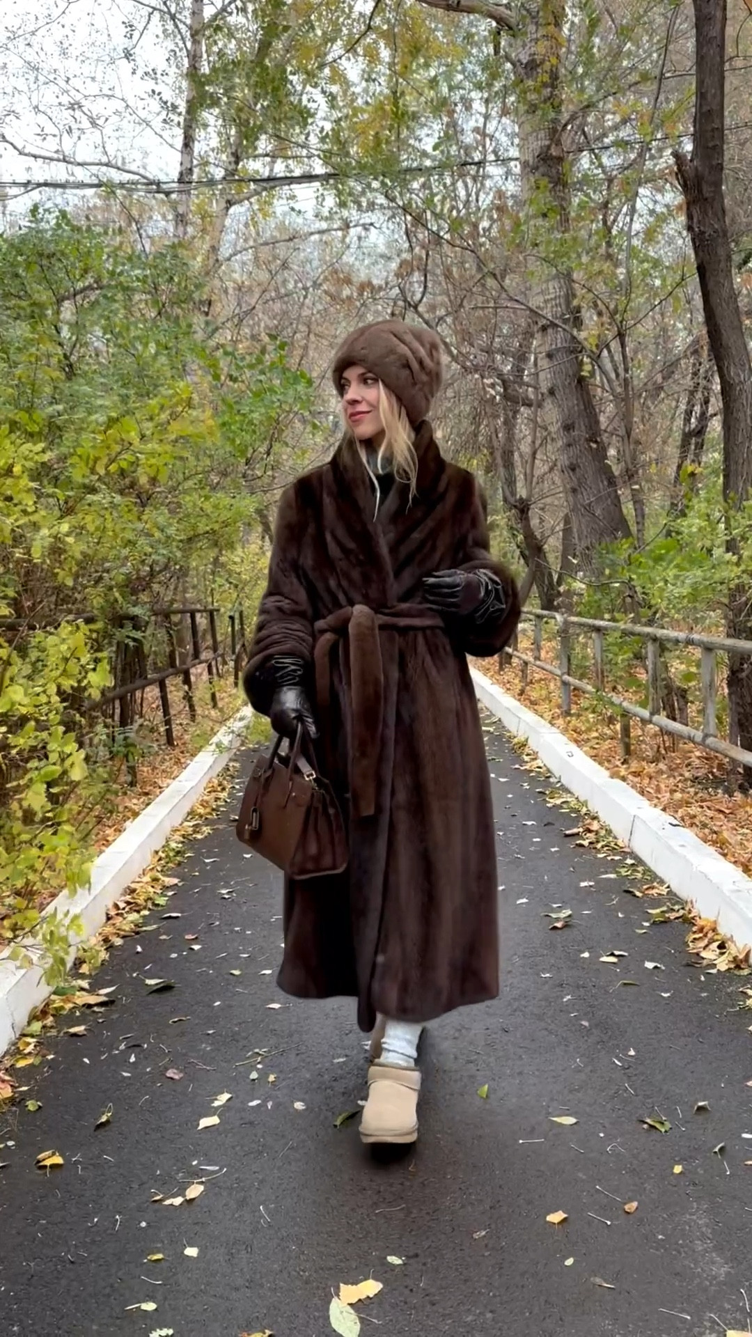 Fur coat outfit, chocolate brown fur coat, long brown leather gloves, Ugg ultra mini boots, winter fashion 

#LTKShoeCrush #LTKOver40 #LTKSeasonal