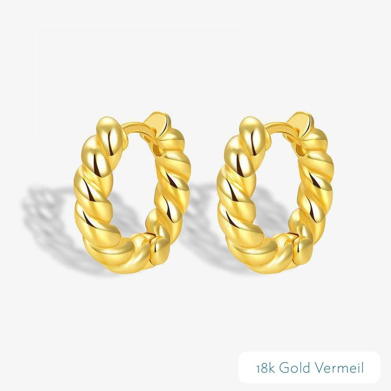 Adeline Croissant Hoop Earrings | Victoria Emerson