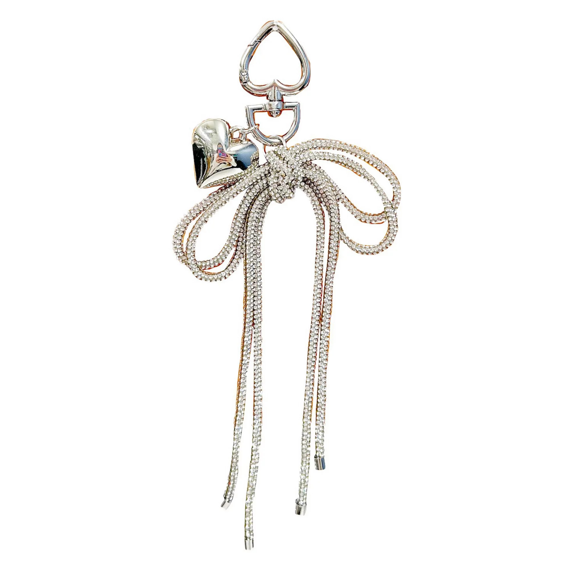 Enchante Rhinestone Bow Bag Charm | Kohl's