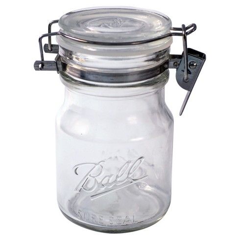 Ball 38oz Sure Seal Glass Mason Jar with Wire Bail Lid | Target