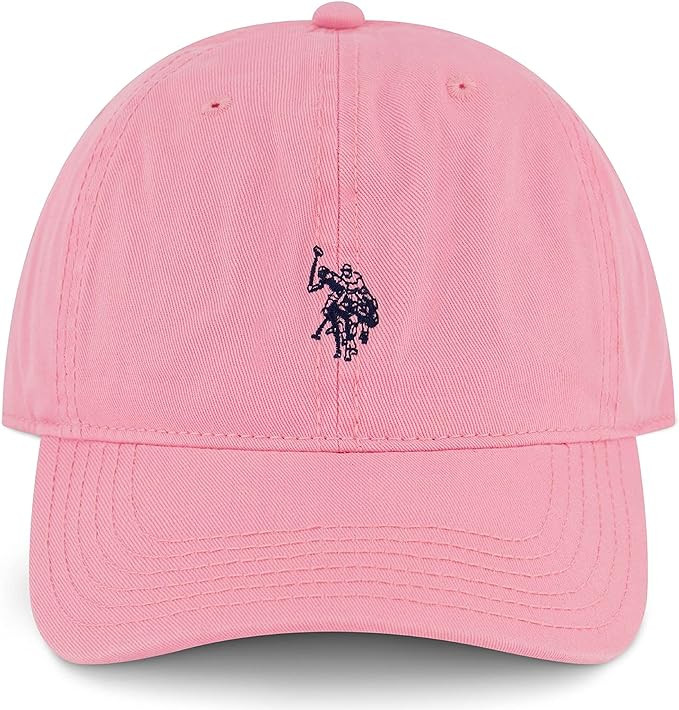 U.S. Polo Assn. Small Polo Pony Logo Baseball Hat, 100% Cotton, Adjustable Cap | Amazon (US)