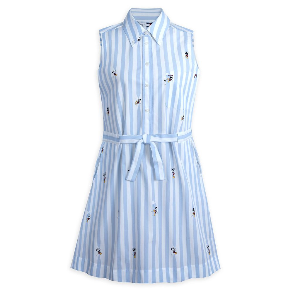 Mickey Mouse Sleeveless Shirt Dress for Women by Tommy Hilfiger – Disney100 | Disney Store