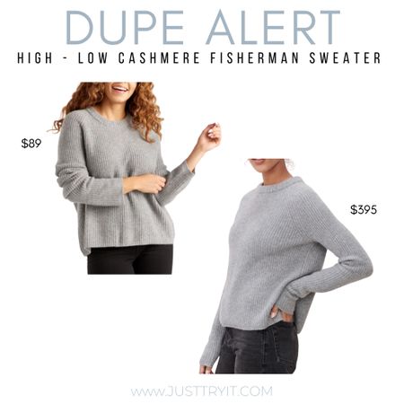 A low and high version of the cashmere fisherman sweater. Both are great brands and great options!

#LTKworkwear #LTKFind #LTKstyletip