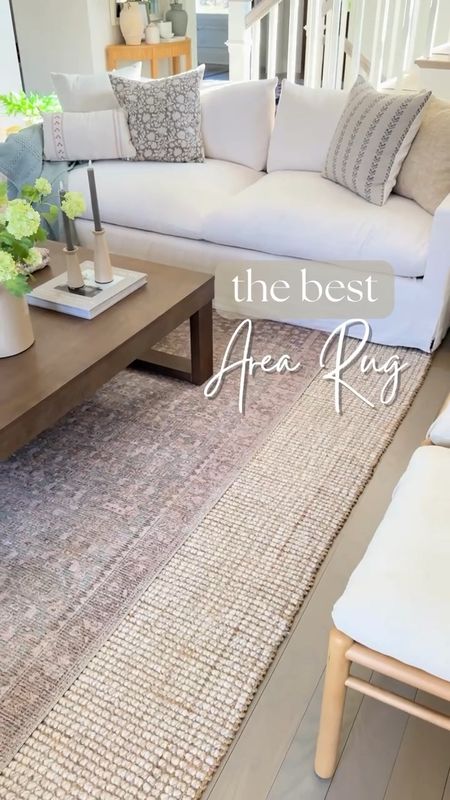 Love my living room rug combo. I layered this Loloi rug (color: sage/bark) over my best selling wool jute rug (color: natural)! It's super soft and not scratchy at all!

(3/26)

#LTKhome #LTKVideo #LTKstyletip