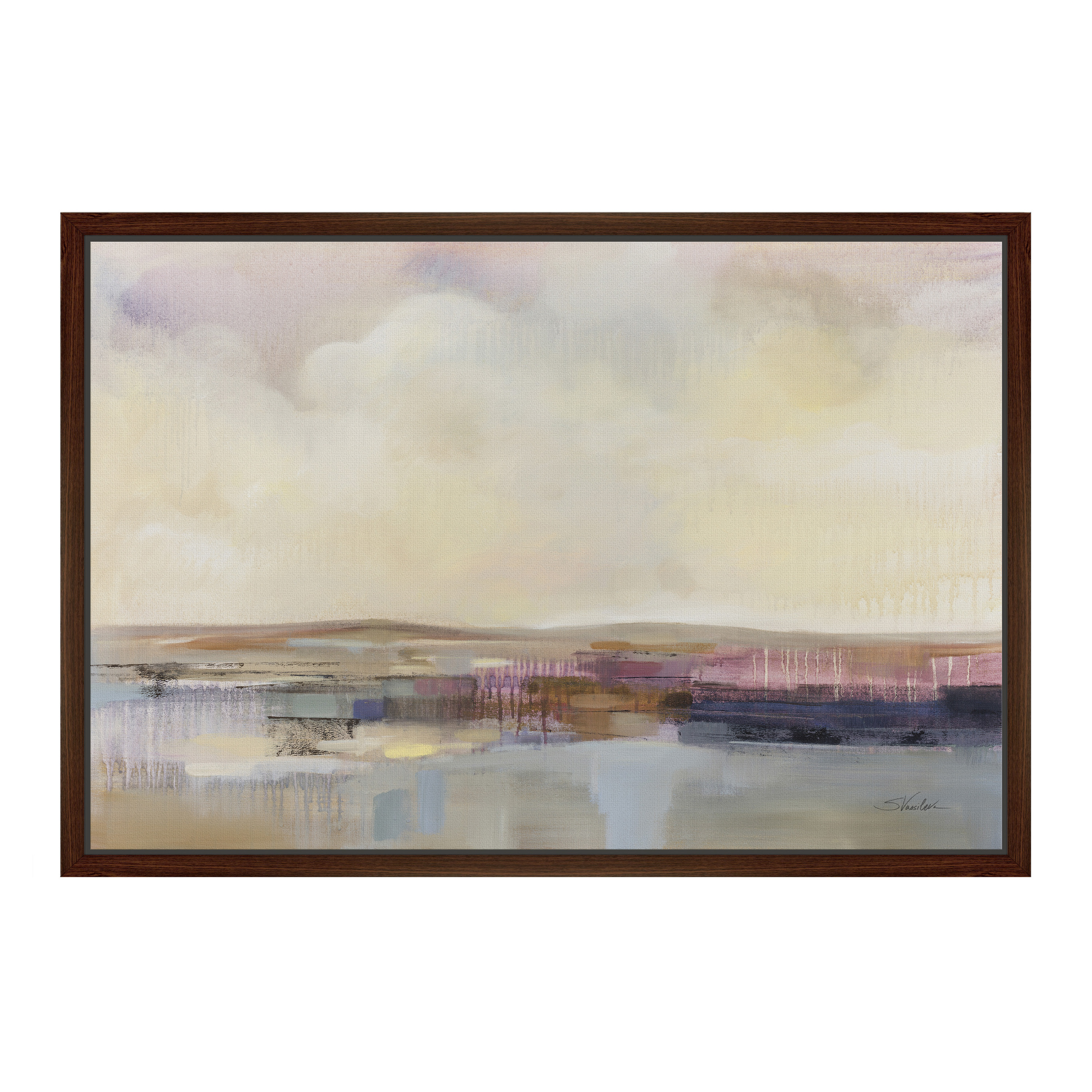 Billowing Cloud by Silvia Vassileva Framed Canvas Wall Art | World Market