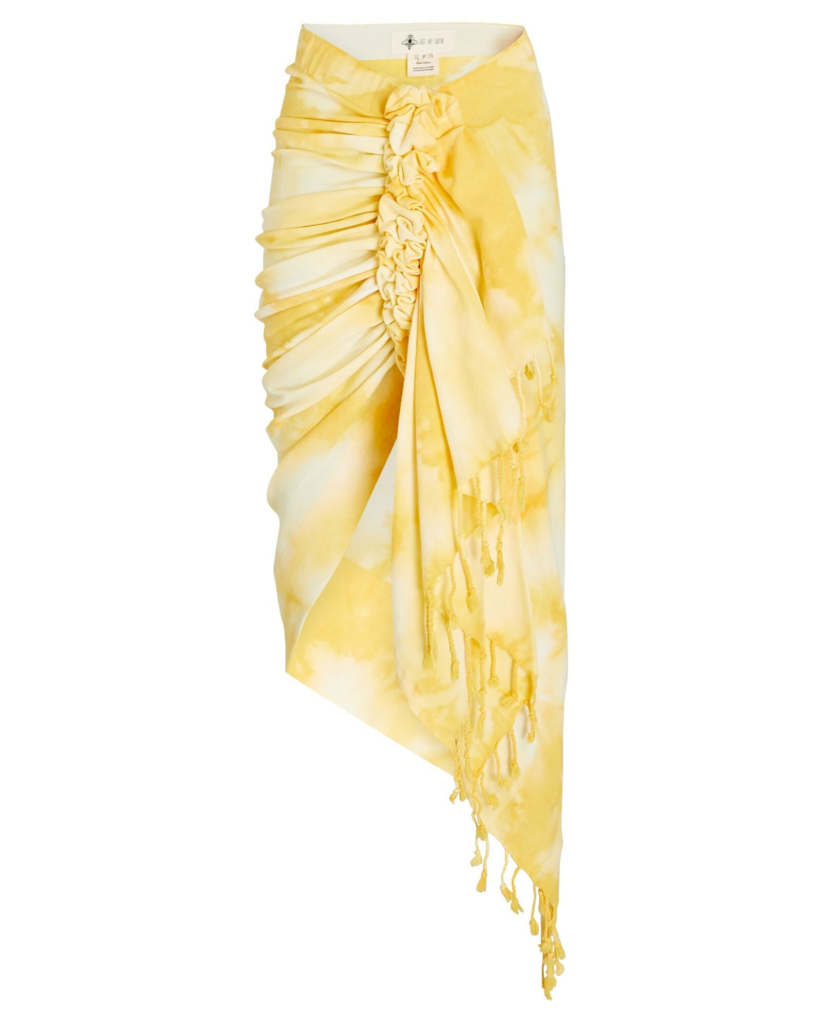 Tulum Ruched High-Low Skirt | INTERMIX