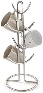 Spectrum Diversified Euro Large 8-Mug Holder, Countertop Mug Tree, Coffee Mugs & Tea Cup Storage Rac | Amazon (US)