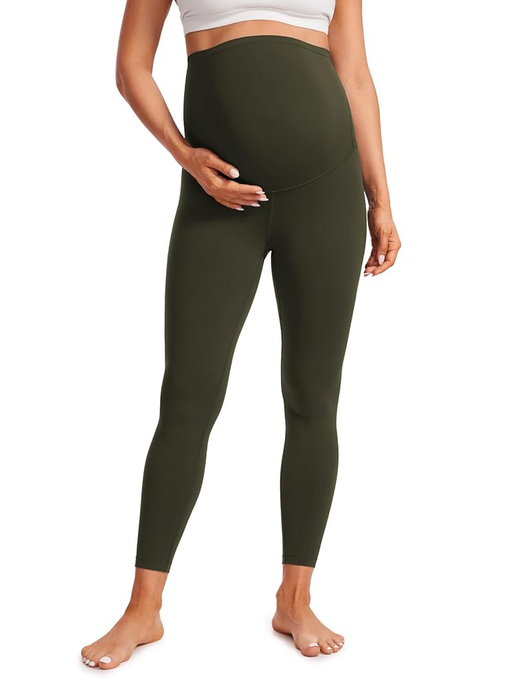 CRZ YOGA Womens Butterluxe Maternity Leggings Over The Belly 25" - Buttery Soft Workout Activewea... | Amazon (US)