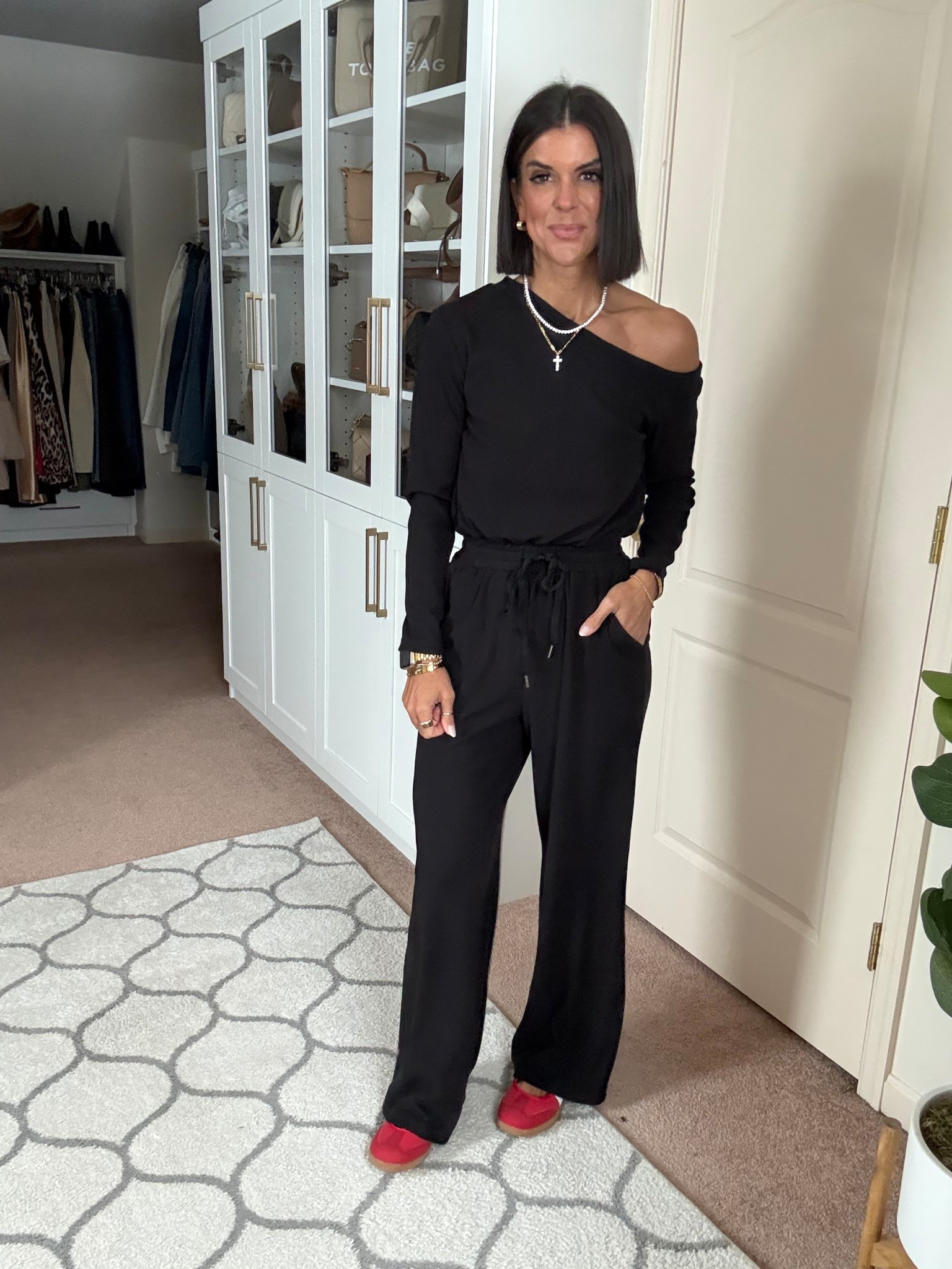 size small in jumpsuit

#LTKSeasonal