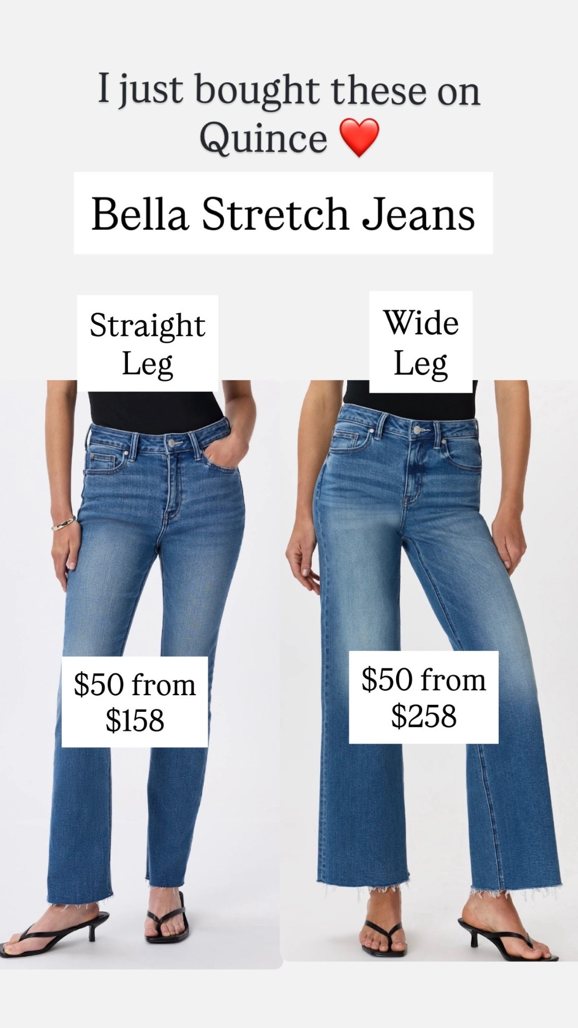 Quince Bella stretch jeans are on sale! 

#LTKootd #LTKSaleAlert