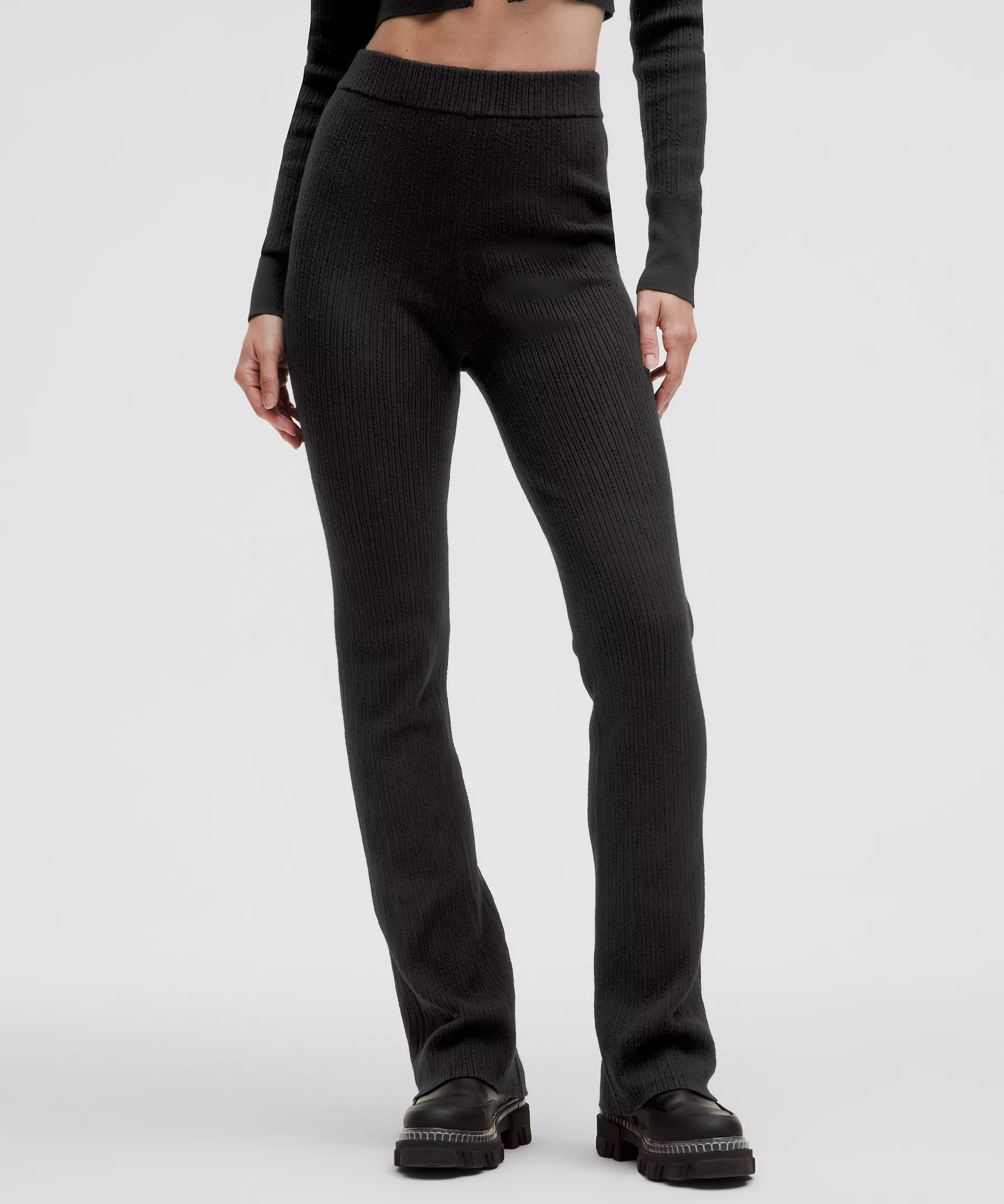 Ribbed Merino Wool-Blend Pant | Women's Pants | lululemon | Lululemon (US)