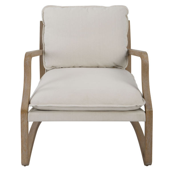 Melora Solid Oak Accent Chair | Scout & Nimble