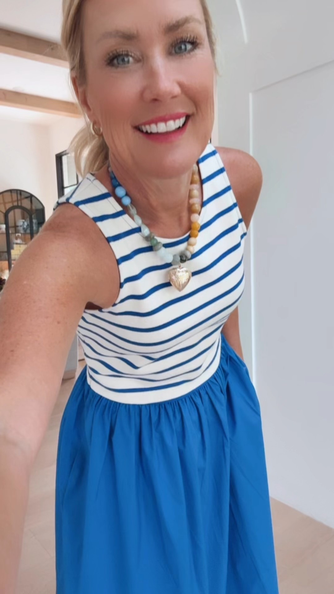 The perfect everyday dress! Comfy knit top & crisp poplin skirt. Code CASSIE15 for 15% off. 

I’m in a small 

#LTKFindsUnder100 #LTKStyleTip #LTKOver40