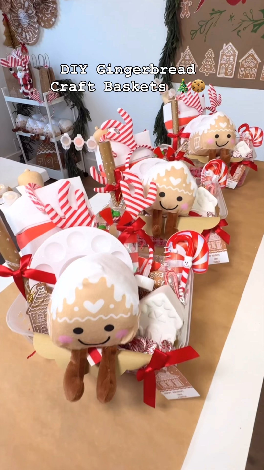 A Christmas craft that’s just as fun to make as it is to gift 🎁✨ #otcpartner  I wanted to make something my daughter could give to her closest friends at school — a gift that felt festive, creative, and a little bit magical. ❤️ So I put together these DIY Gingerbread Craft Baskets — each one filled with Christmas crafts to paint (a wooden nutcracker and a ceramic gingerbread house), plus a glowing luminary, gingerbread ornaments, a sweet little gingerbread friend, candy, and all the cozy touches that make holiday gifting special. 🎁  Each piece could make a sweet standalone gift too — or bundle them together for something extra-special. They turned out full of color, creativity, and Christmas cheer — the kind of gift that keeps kids crafting long after the party’s over. 🎅

#LTKSeasonal #LTKGiftGuide #LTKHoliday