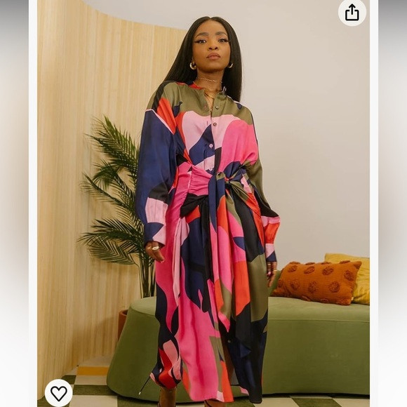 The Drop X Takkunda abstract dress | Poshmark